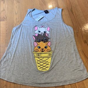 Breathable Aristocats Disney BoxLunch tank top!